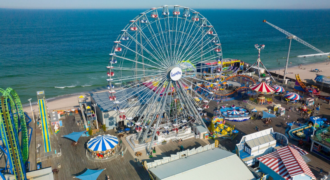 Casino Pier and Breakwater Beach, United States